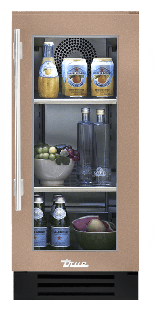 Undercounter Refrigerator, Right Hinged, Champagne, Chrome Hardware TUR15ROGCDSK179H02