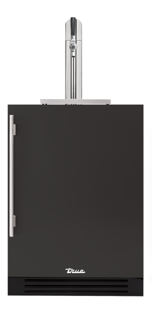 24″ Single Tap Beverage Dispenser Solid Stainless TUR24BDRSSC152H04