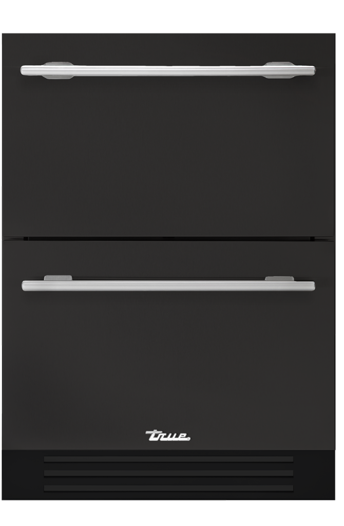 True Residential 24″ Undercounter Refrigerator Drawer Solid Stainless Ultra Matte Black TUR24DSSC085H01 Picture 1