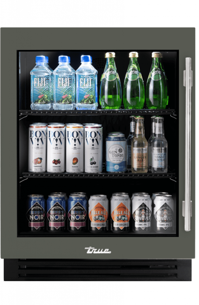 ADA Height Undercounter Refrigerator, Left Hinged, Olive TURADA24LGA238H04