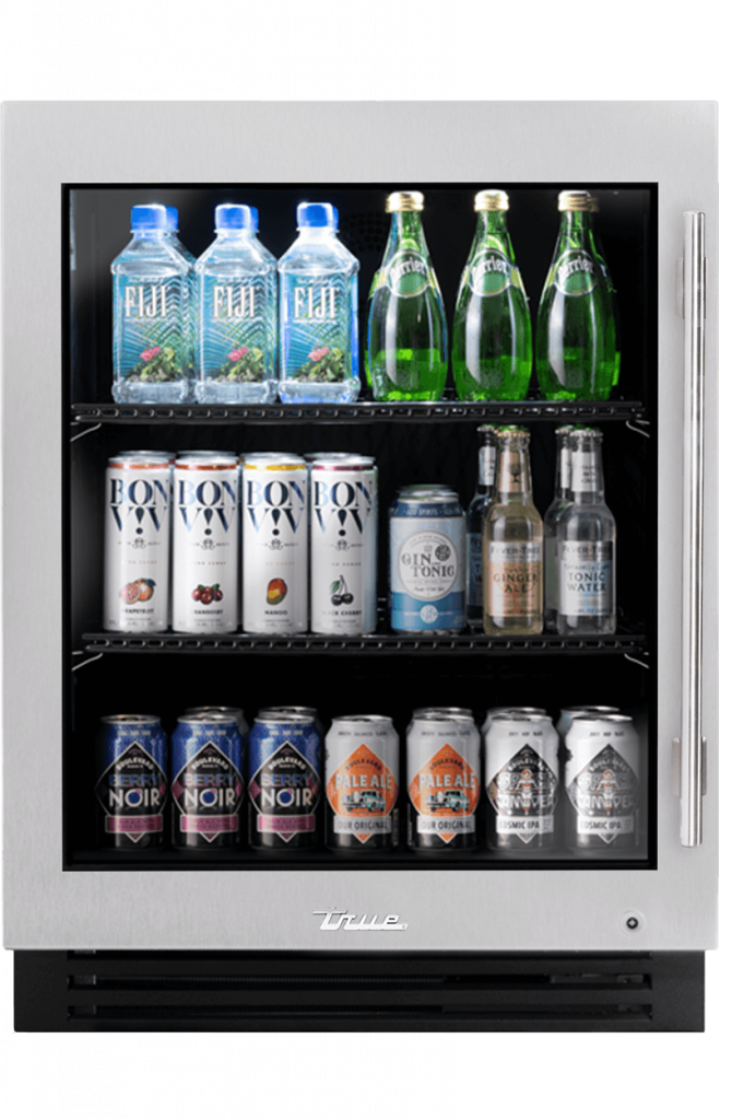 24″ ADA Height Undercounter Refrigerator Stainless Glass TURADA24LGAXXX
