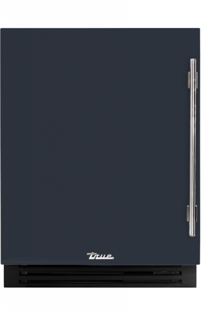 ADA Height Undercounter Refrigerator, Left Hinged, Juniper, Chrome Hardware TURADA24LSA104H02