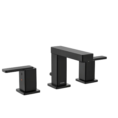 Iver Chrome two-handle high arc bathroom faucet TV6820BL