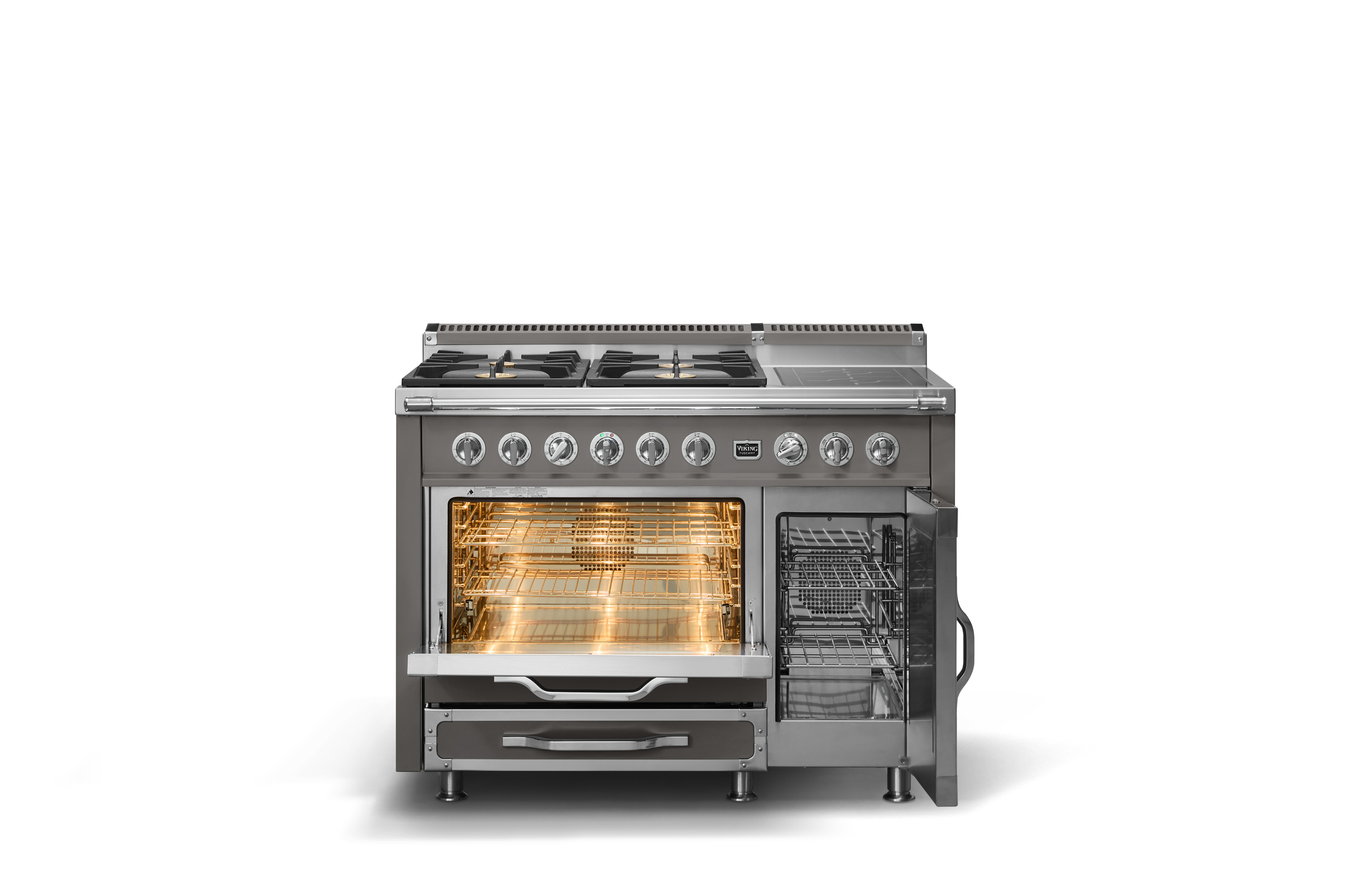 48"W. Tuscany Dual Fuel Range TVDR4814IDG
