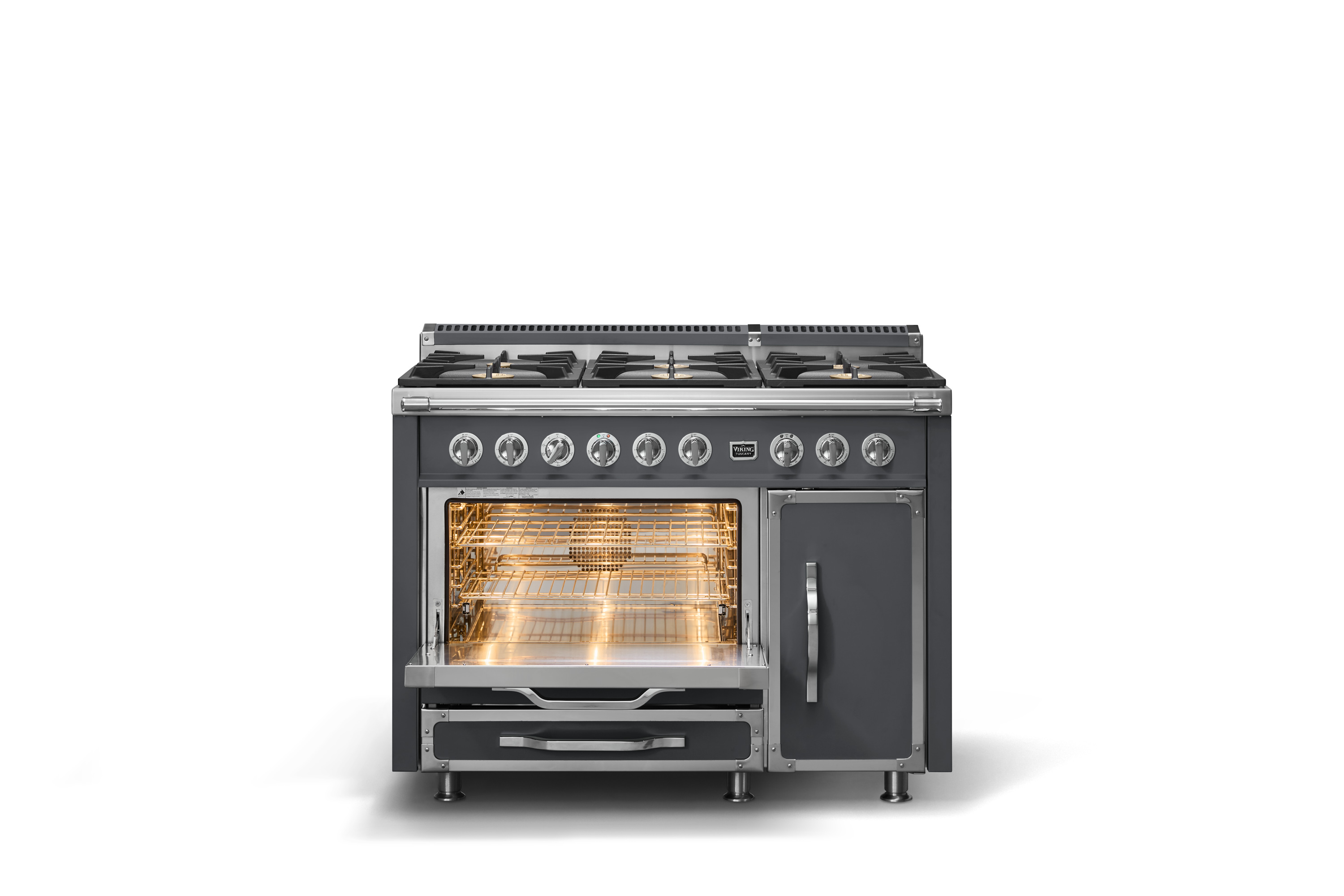 48"W. Tuscany Dual Fuel Range TVDR4816BCS