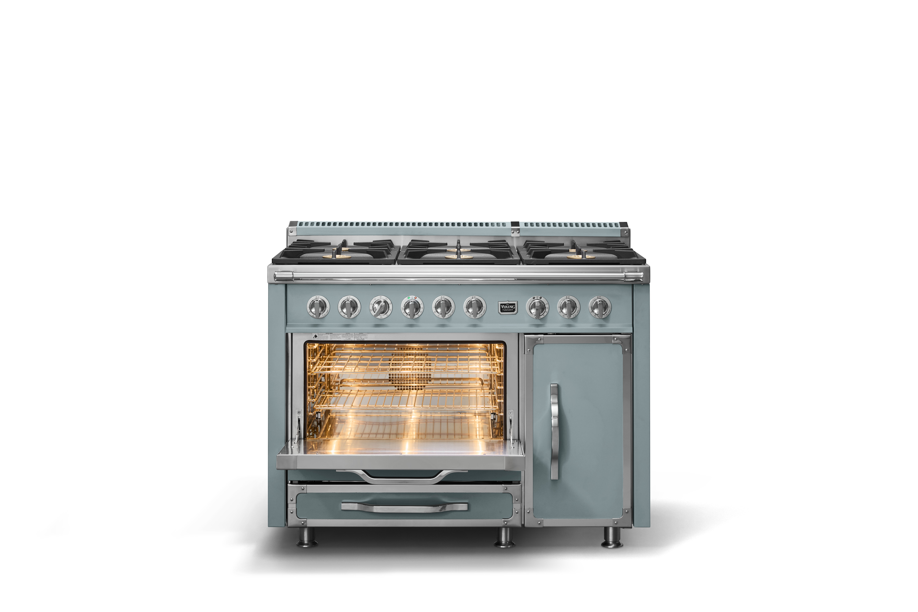 48"W. Tuscany Dual Fuel Range TVDR4816BNS