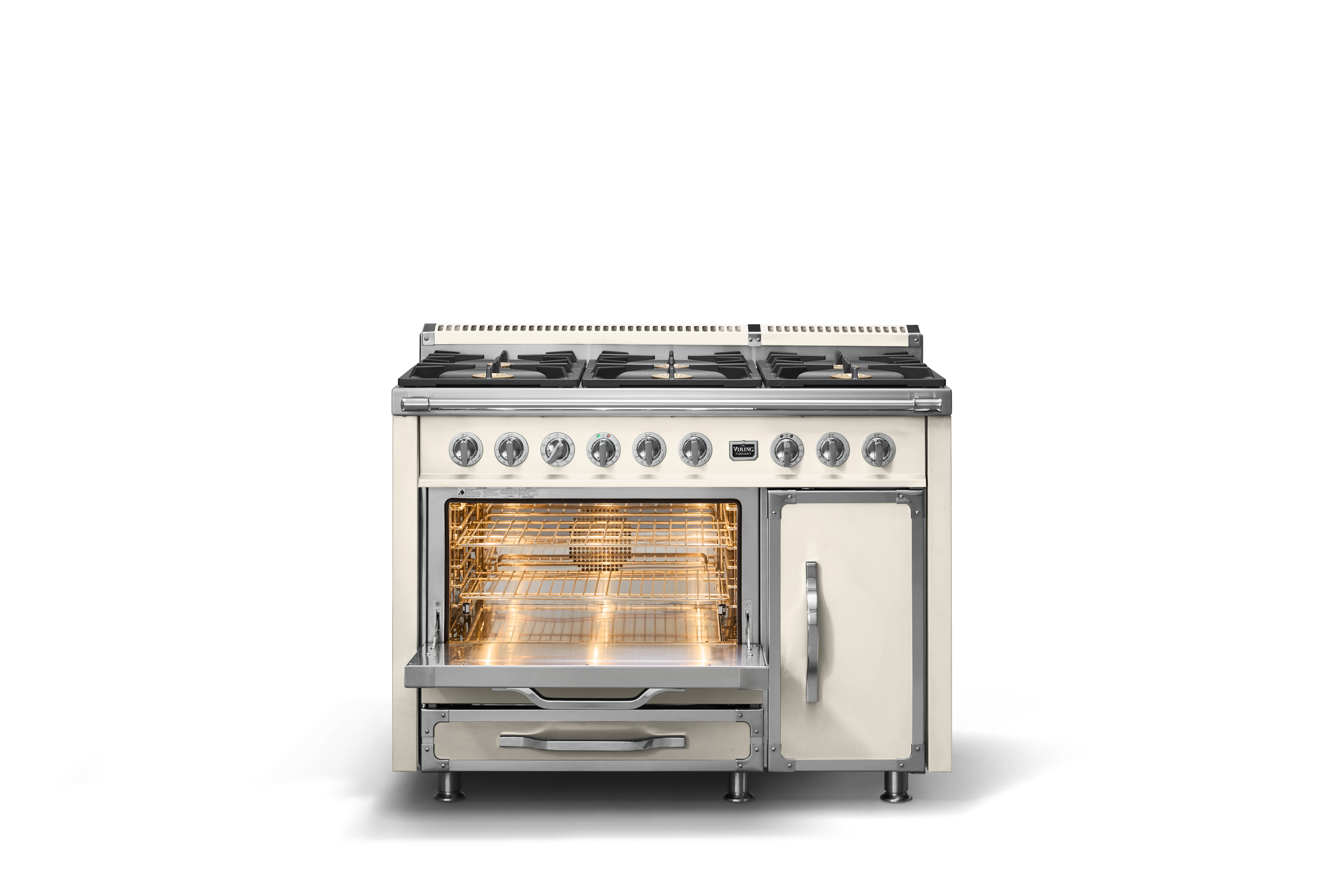 48"W. Tuscany Dual Fuel Range TVDR4816BPW