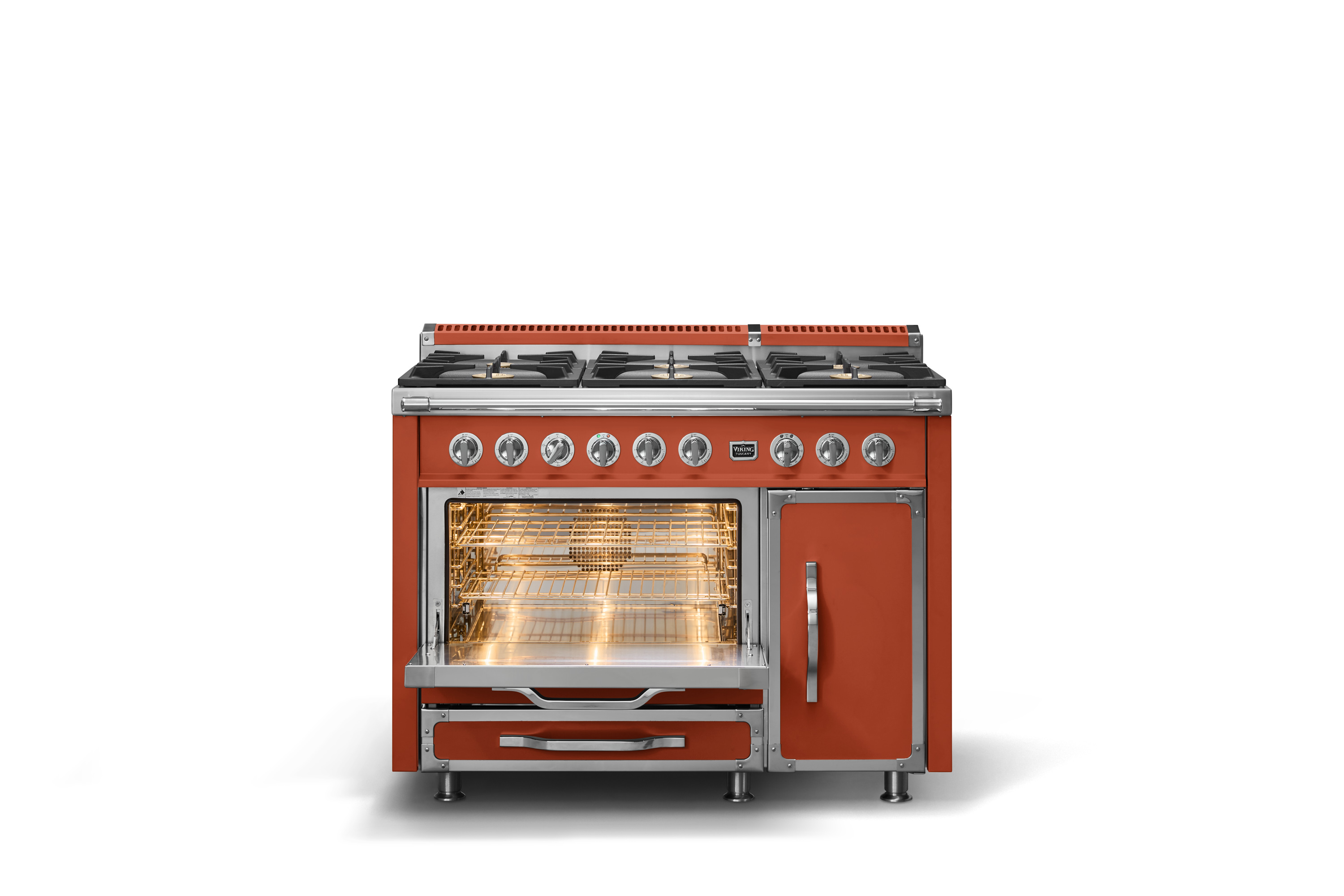 48"W. Tuscany Dual Fuel Range TVDR4816BSC