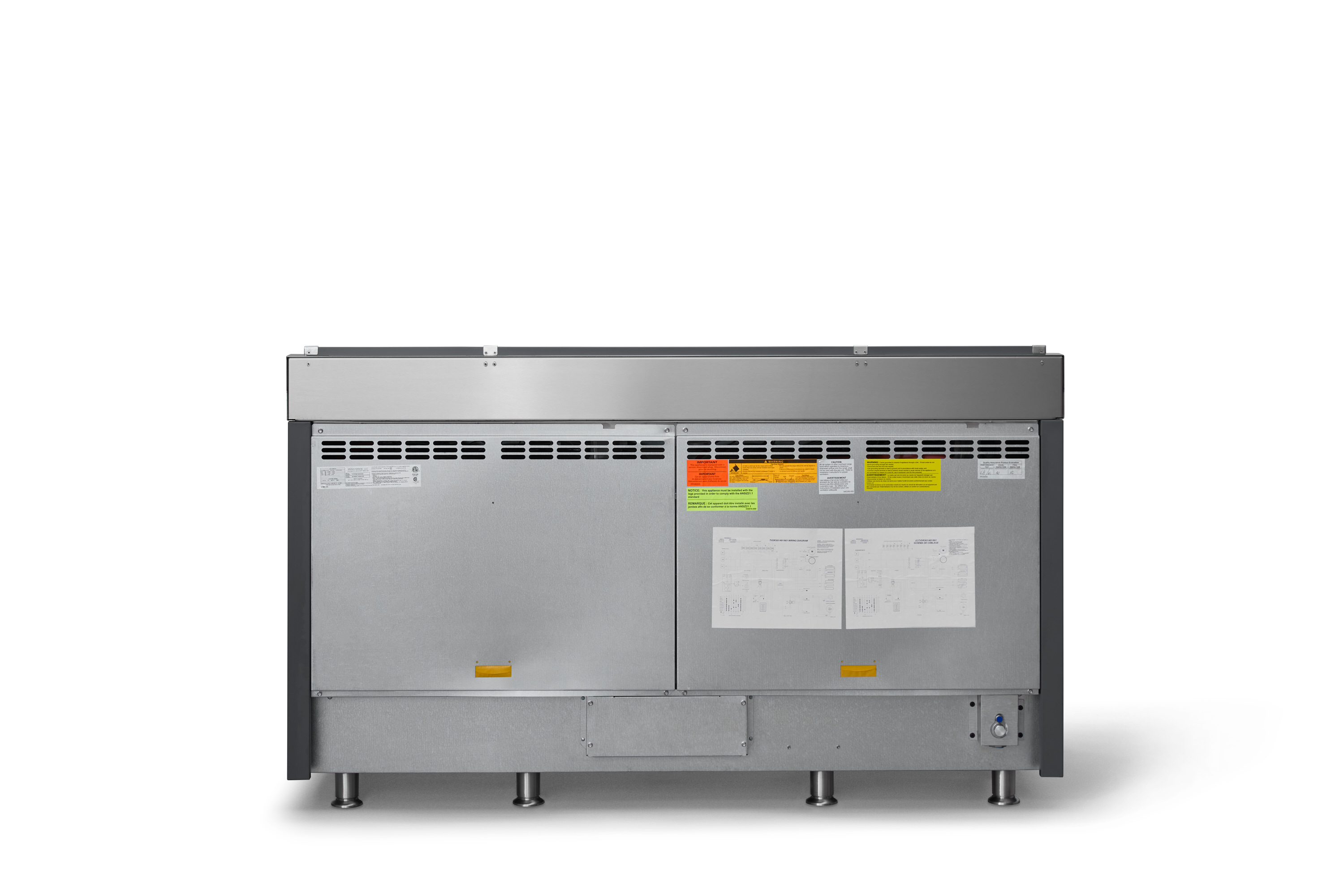 66"W. Tuscany Dual Fuel Range TVDR6616GCS