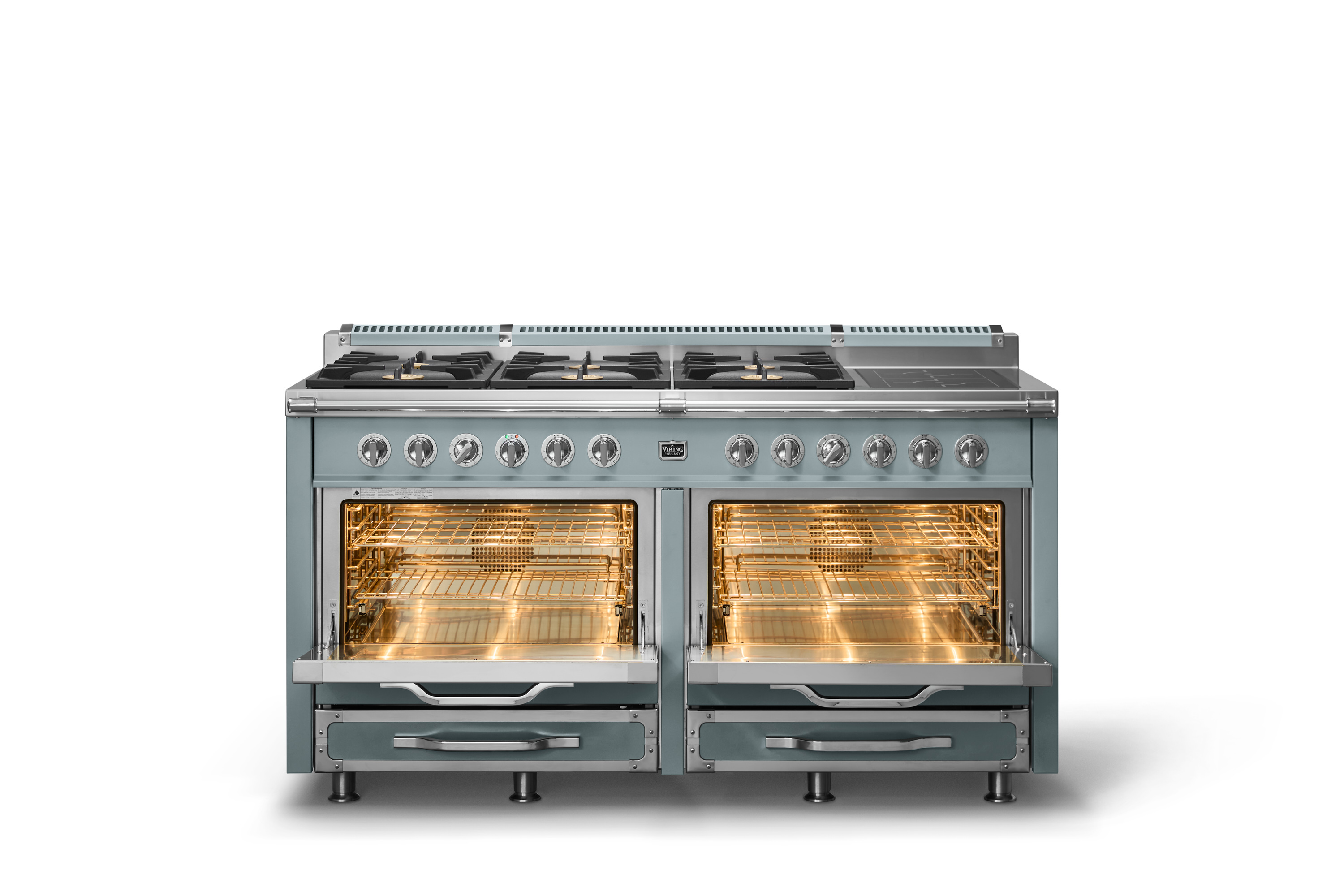 66"W. Tuscany Dual Fuel Range TVDR6618BNS