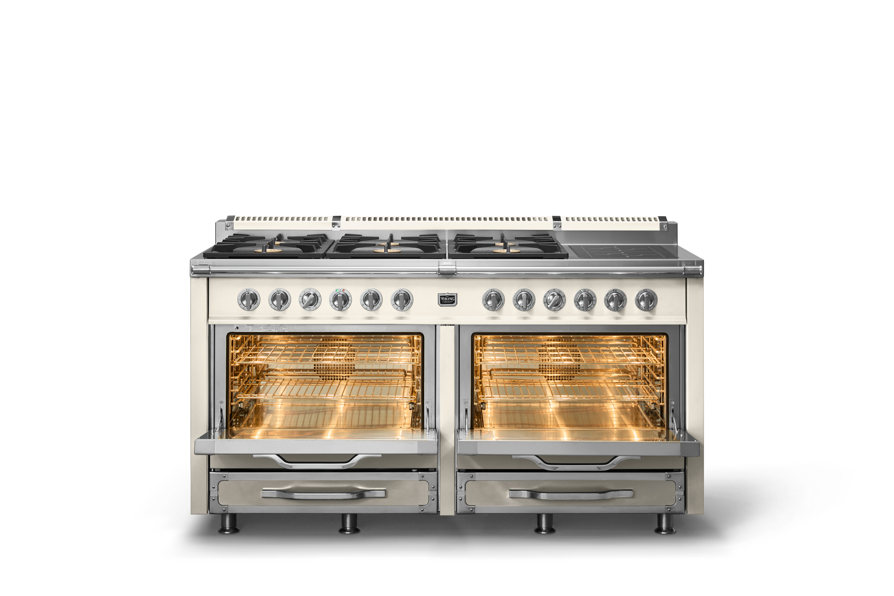 66"W. Tuscany Dual Fuel Range TVDR6618BPW