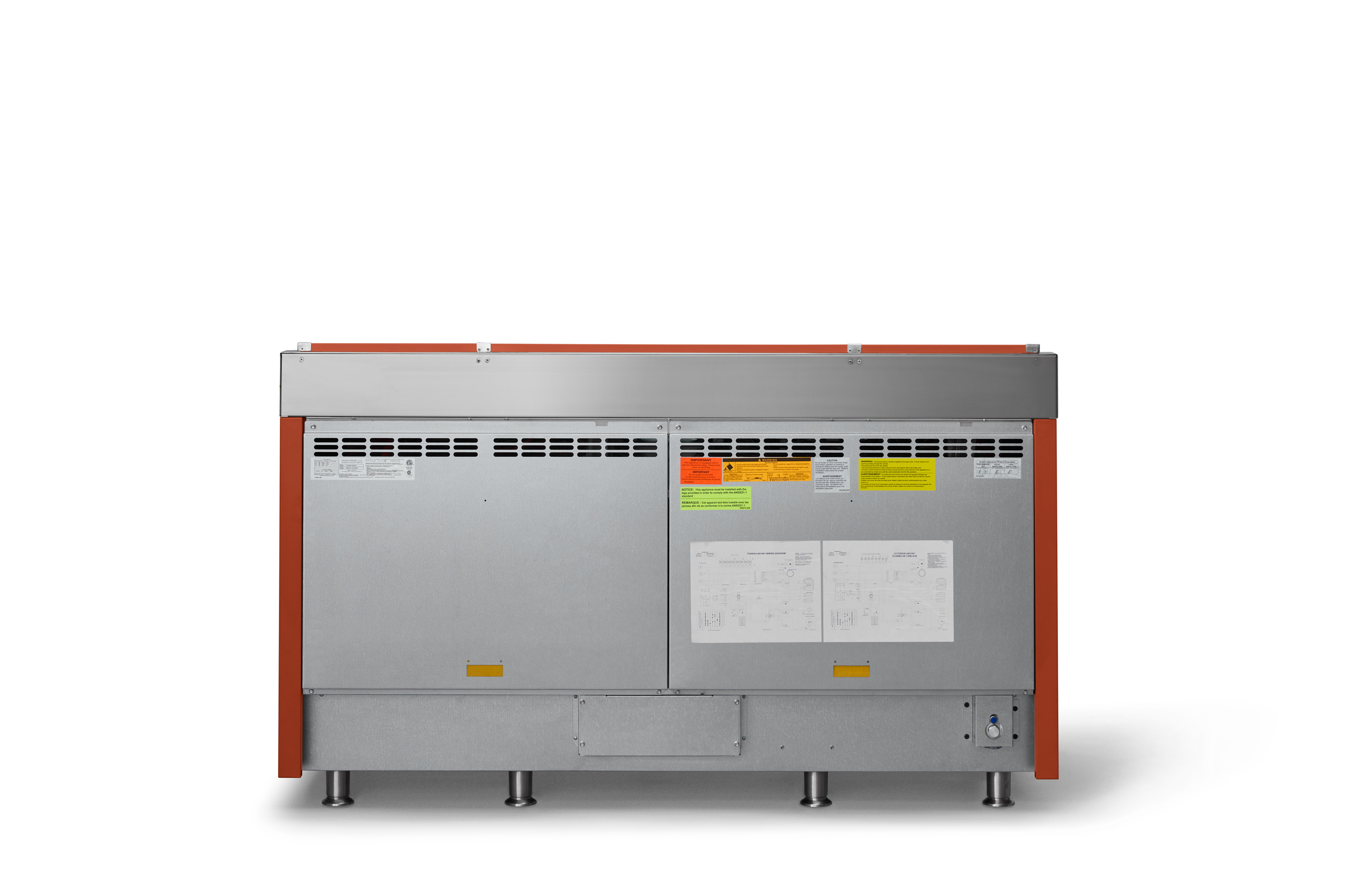66"W. Tuscany Dual Fuel Range TVDR6618BSC
