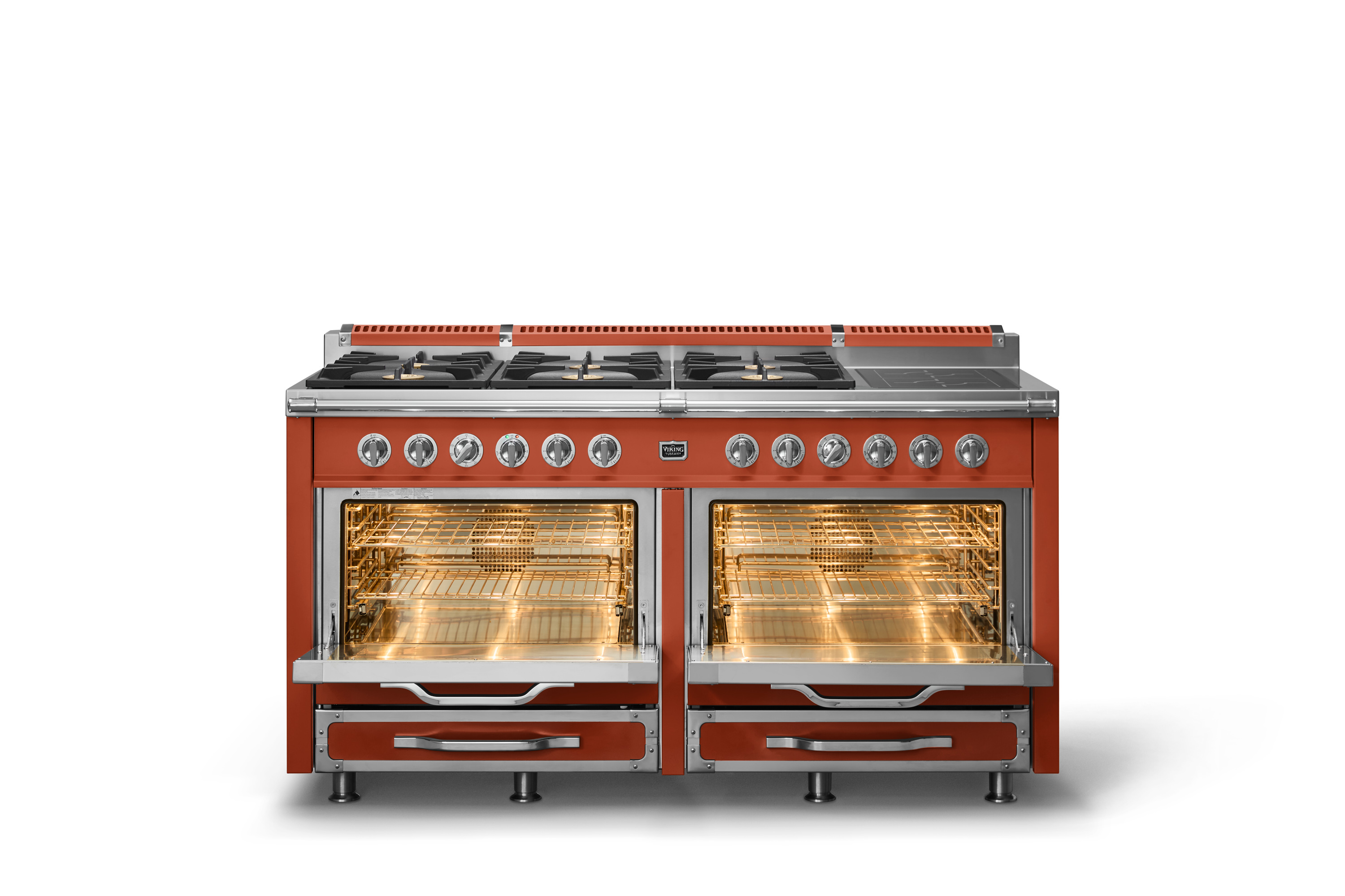 66"W. Tuscany Dual Fuel Range TVDR6618BSC