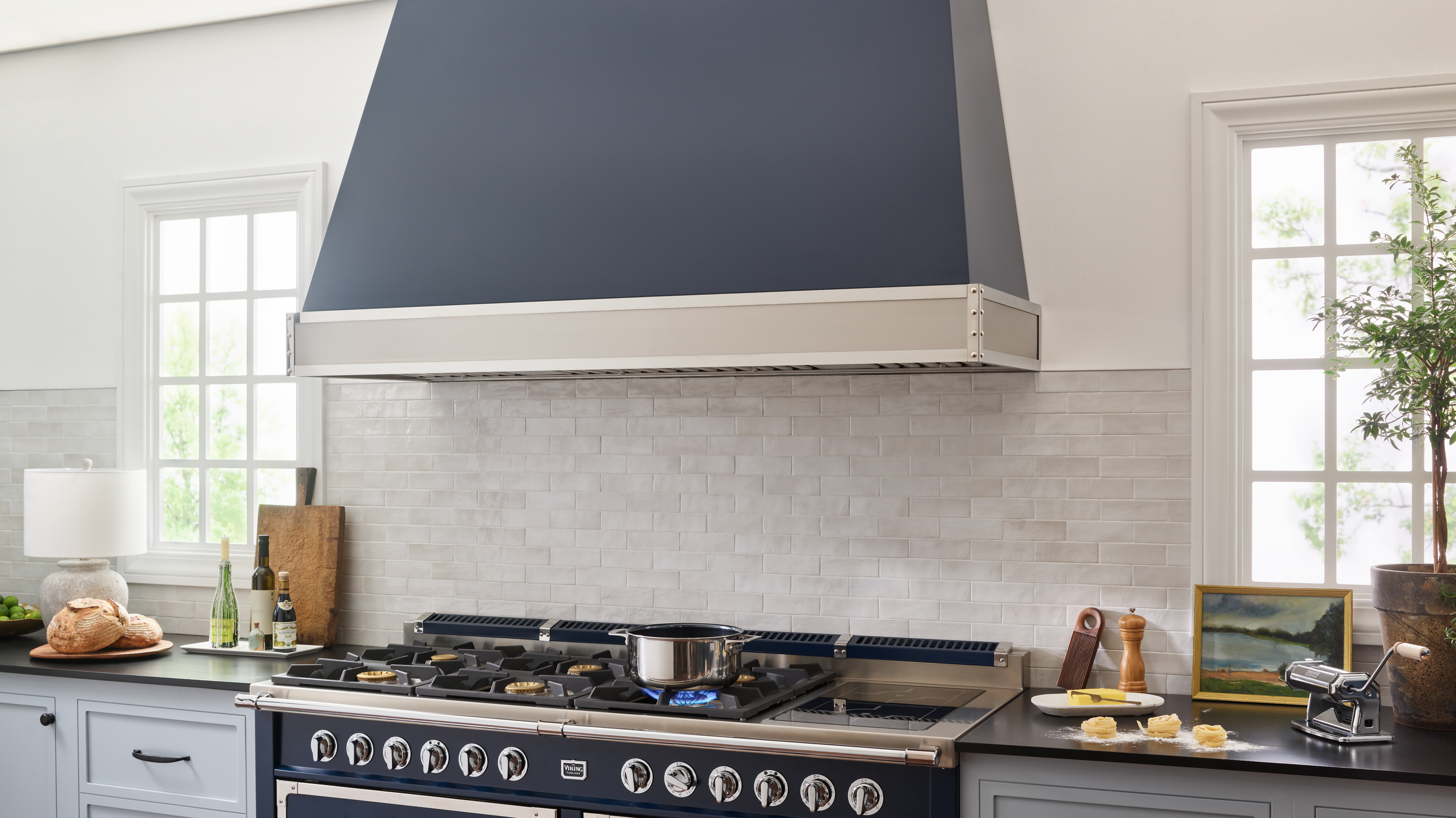 66"W. 42"H. Tuscany Wall Hood TVHW6642SB