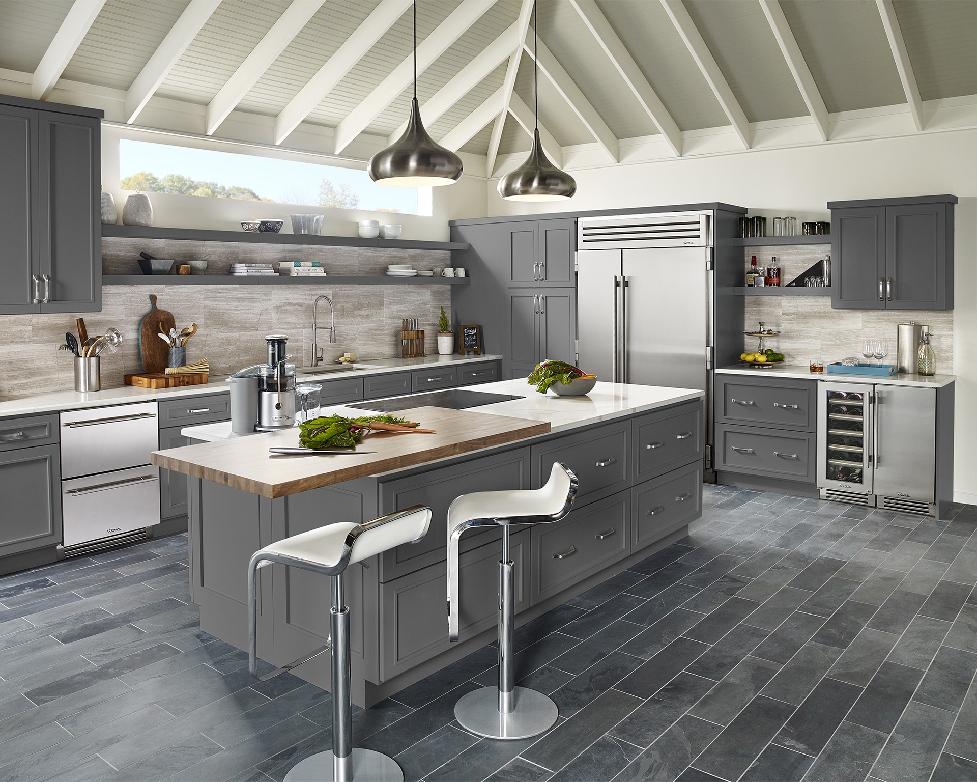 Undercounter Wine Cabinet, Left Hinged, Antique White TWC15LOGCDSK050H04