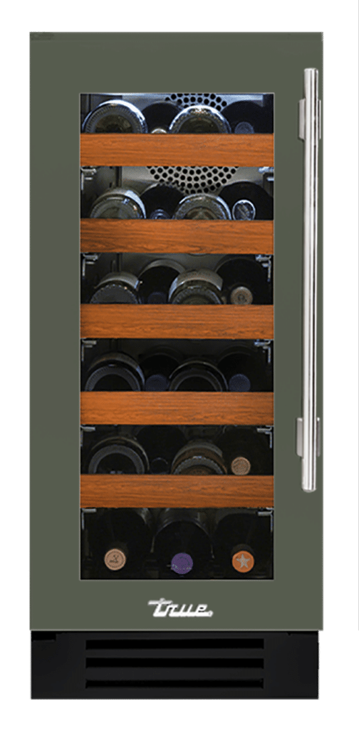 Undercounter Wine Cabinet, Left Hinged, Olive TWC15LOGCDSK238H04