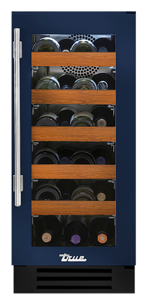 Undercounter Wine Cabinet, Right Hinged, Cobalt TWC15ROGCDSK078H04