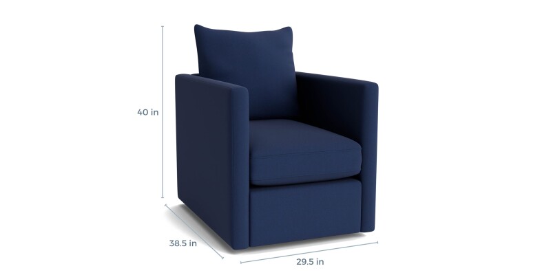 Beckham Outdoor Thin Track Arm Swivel Chair U0010533
