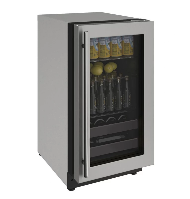 18" Beverage Center in Stainless Frame U2218BEVS13A