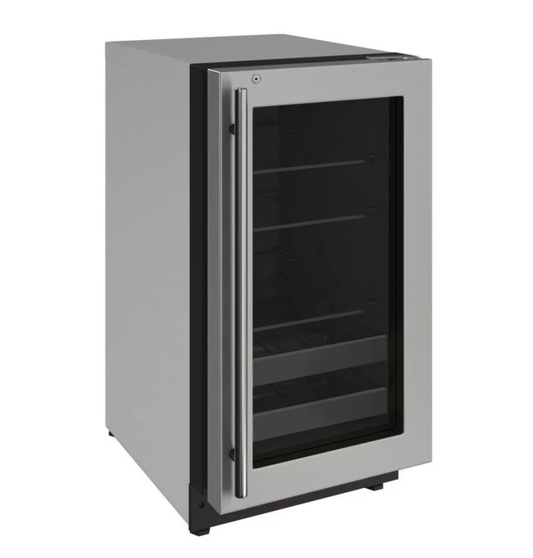 18" Beverage Center in Stainless Frame U2218BEVS13A