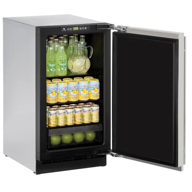 18" Refrigerator in Stainless Solid U2218RS00B