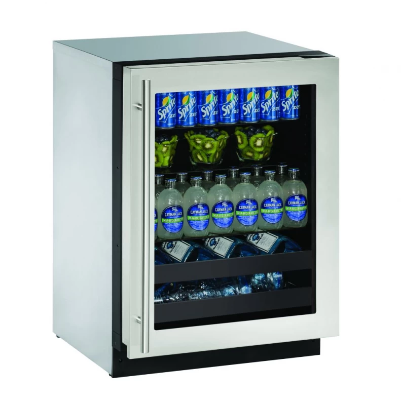 24" Beverage Center in Stainless Frame U2224BEVS00B
