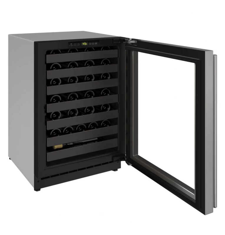 24" Wine Refrigerator in Stainless Frame U2224WCS15A