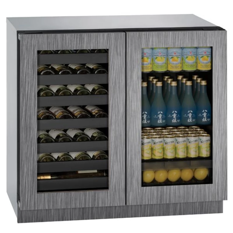 36" Beverage Center in Integrated Frame U3036BVWCINT00B