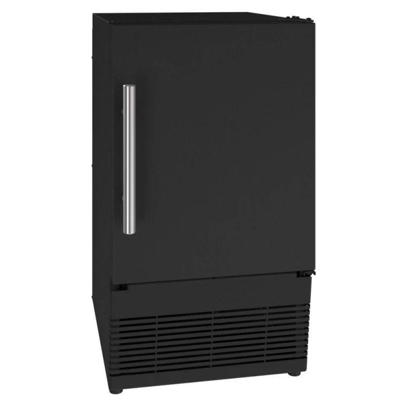 15" Crescent Ice Maker in Black Solid UACR015BS01A