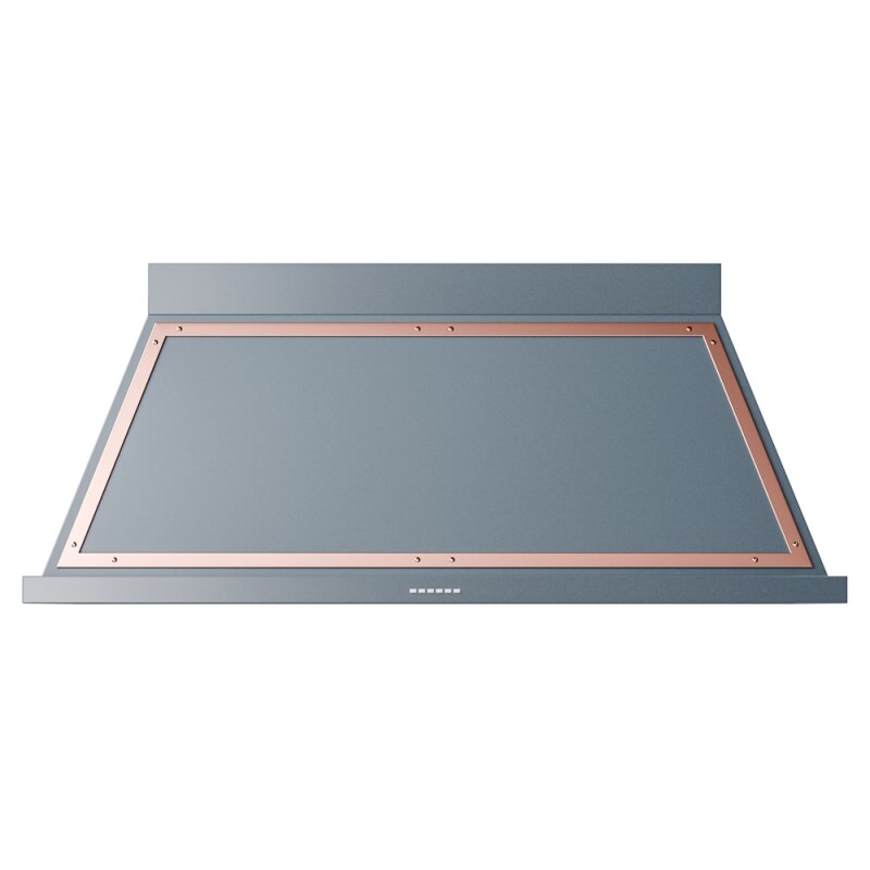 Nostalgie Noblesse 60″ Range Hood (Blue Grey, Copper) UANB60BGP