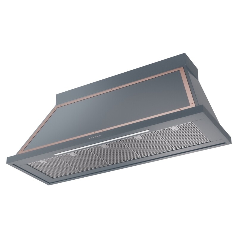 Nostalgie Noblesse 60″ Range Hood (Blue Grey, Copper) UANB60BGP