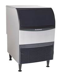 24"W Full Cube Undercounter Ice Machine - 227 lbs/day, Air Cooled, Gravity Drain, 115v UC2024MA1