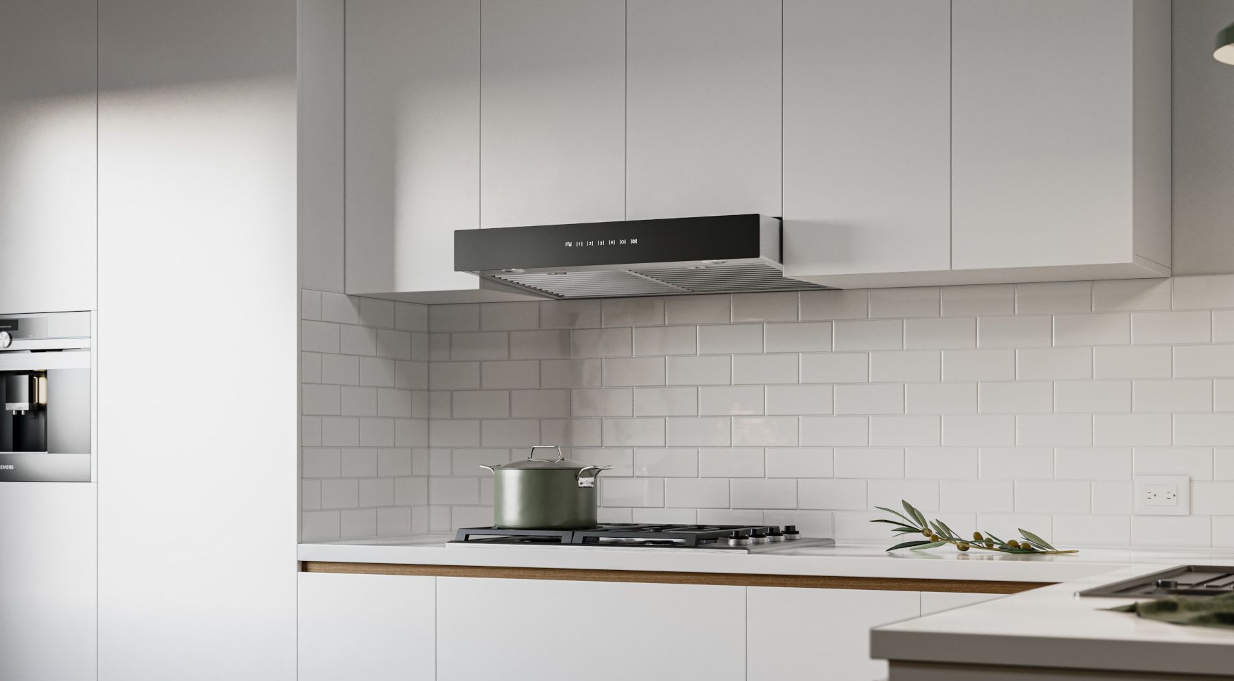 30-inch Under-cabinet Range Hood W/ Purled™, Energy Star, 550 Max Blower Cfm, Brushed Grey Glass (ucb3 Series) UCB3I30SBS