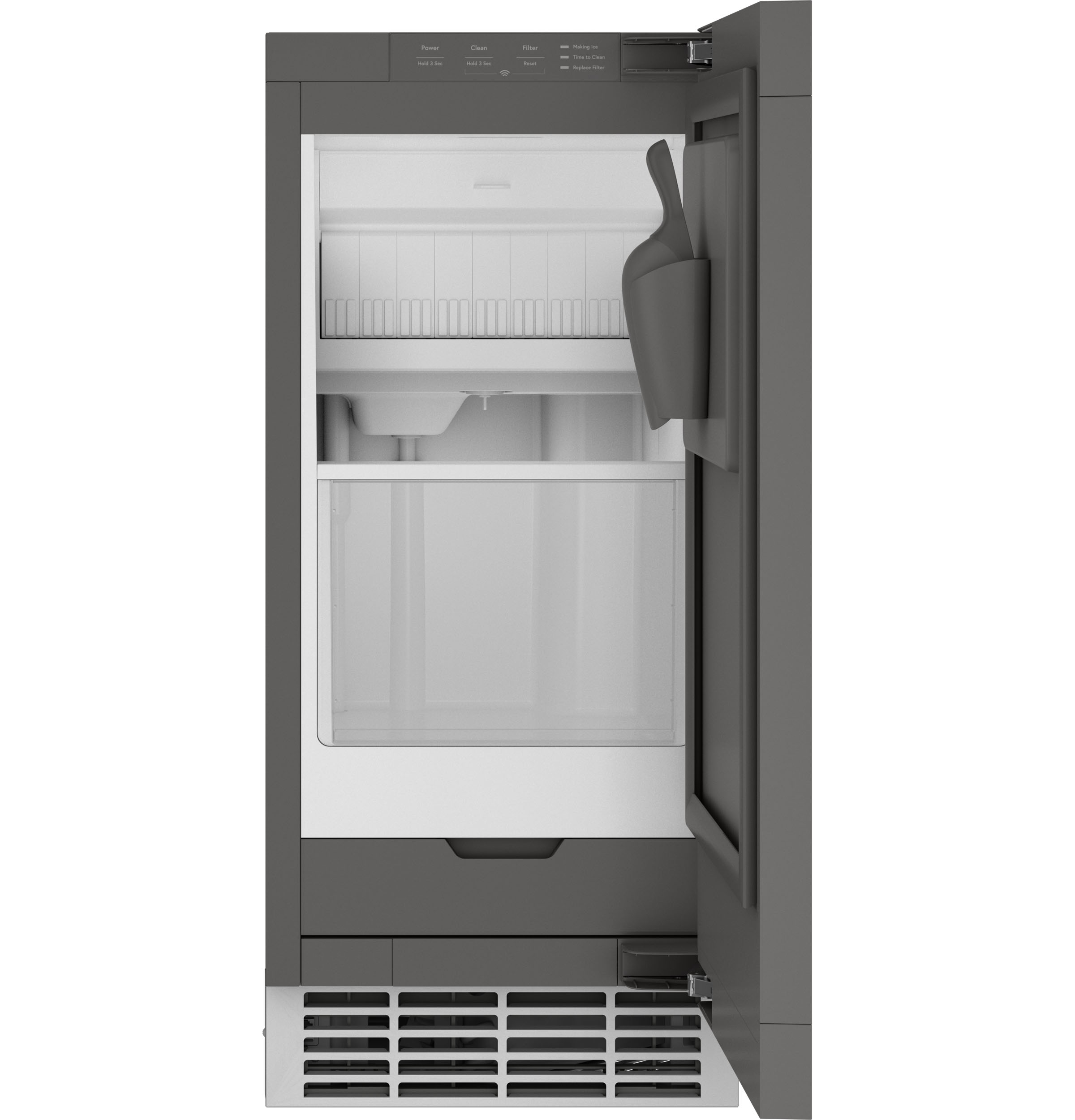 GE Ice Maker 15-Inch Panel-Ready - Clear Ice
