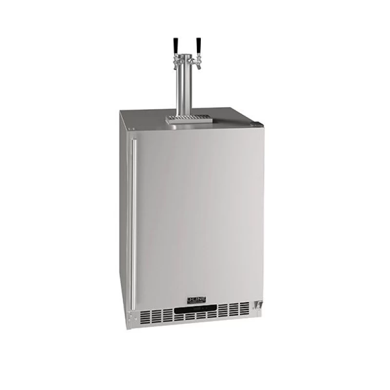 24" 2 Tap Beer Dispenser UCDE224DSS03A