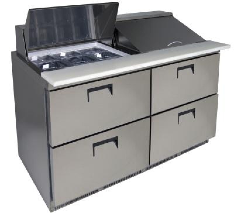 48" Refrigerated Mega Top with Drawers UCMT148SS91A