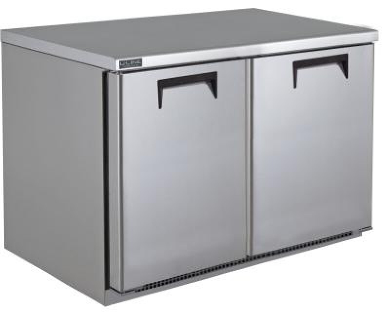 60" Front-Venting 2 Door Undercounter Refrigerator UCRE360SS61A