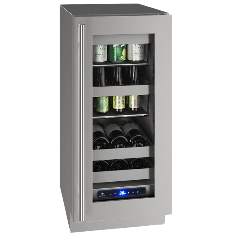 15" Beverage Center in Stainless Frame UHBV515SG41A
