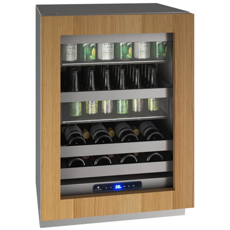 24" Beverage Center in Stainless Frame UHBV524SG01A