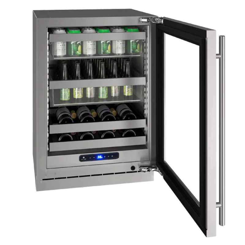 24" Beverage Center in Stainless Frame UHBV524SG01A