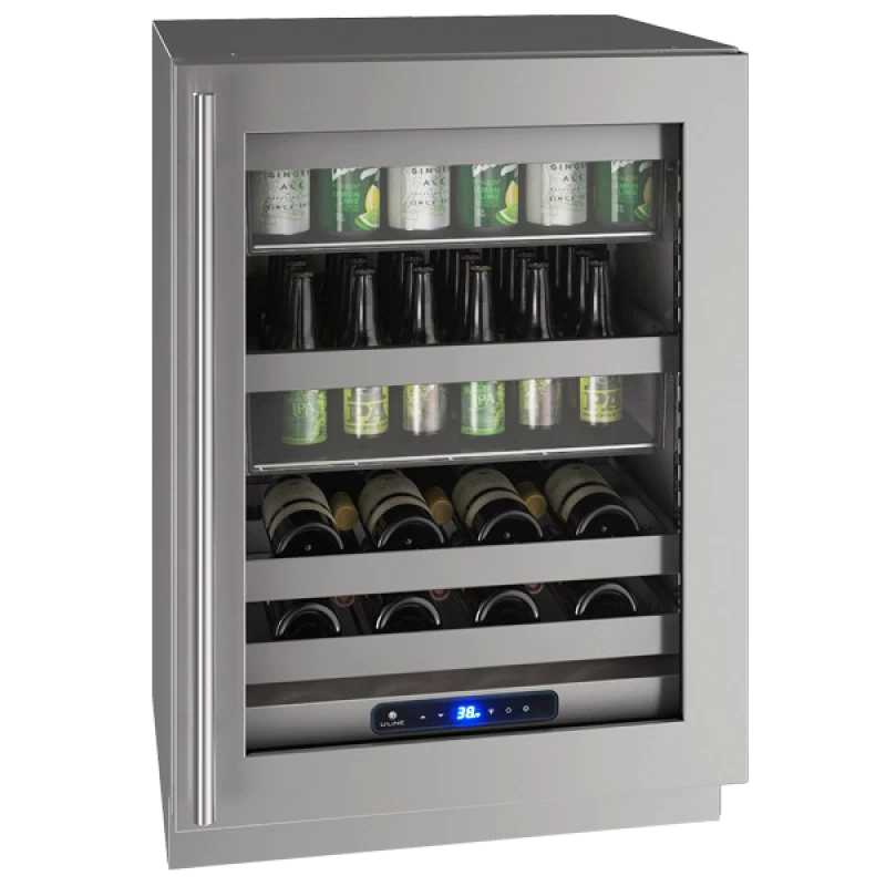 24" Beverage Center in Stainless Frame UHBV524SG01A