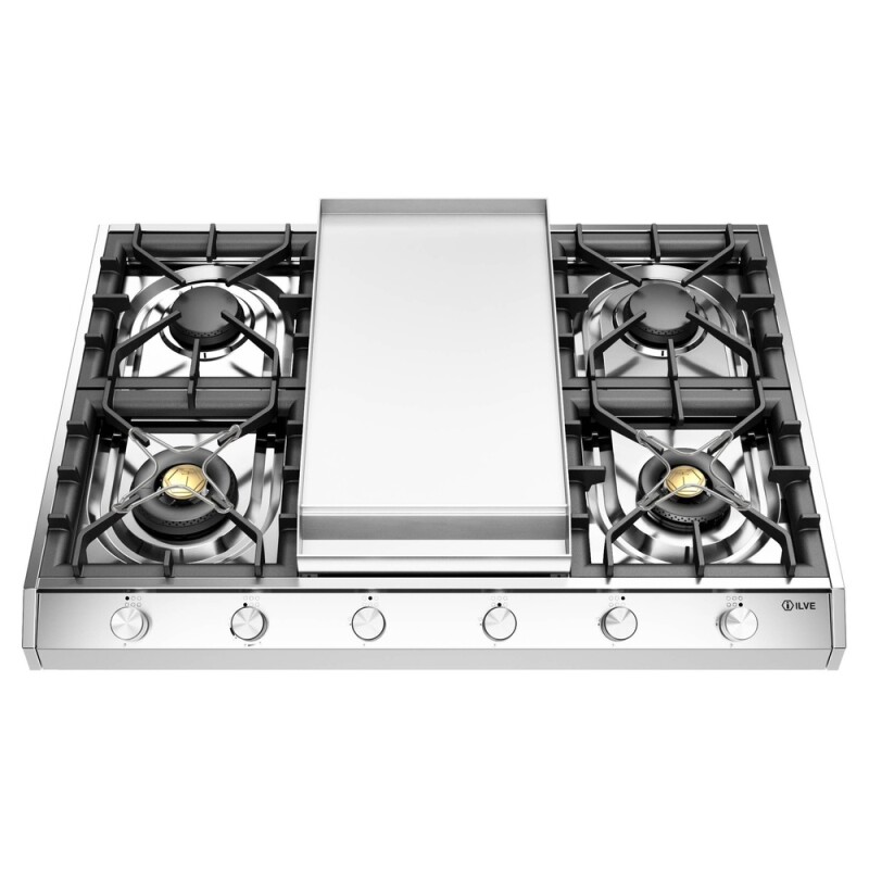 Professional Plus II 36 inch Built-In Gas Cooktop with Griddle, in UHCP965FSS