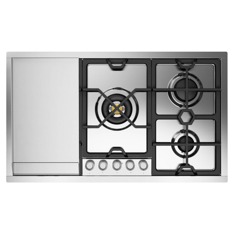 Panoramagic 36 inch Built-In Gas Cooktop with 5 Burners, in UHCPMT95FSS