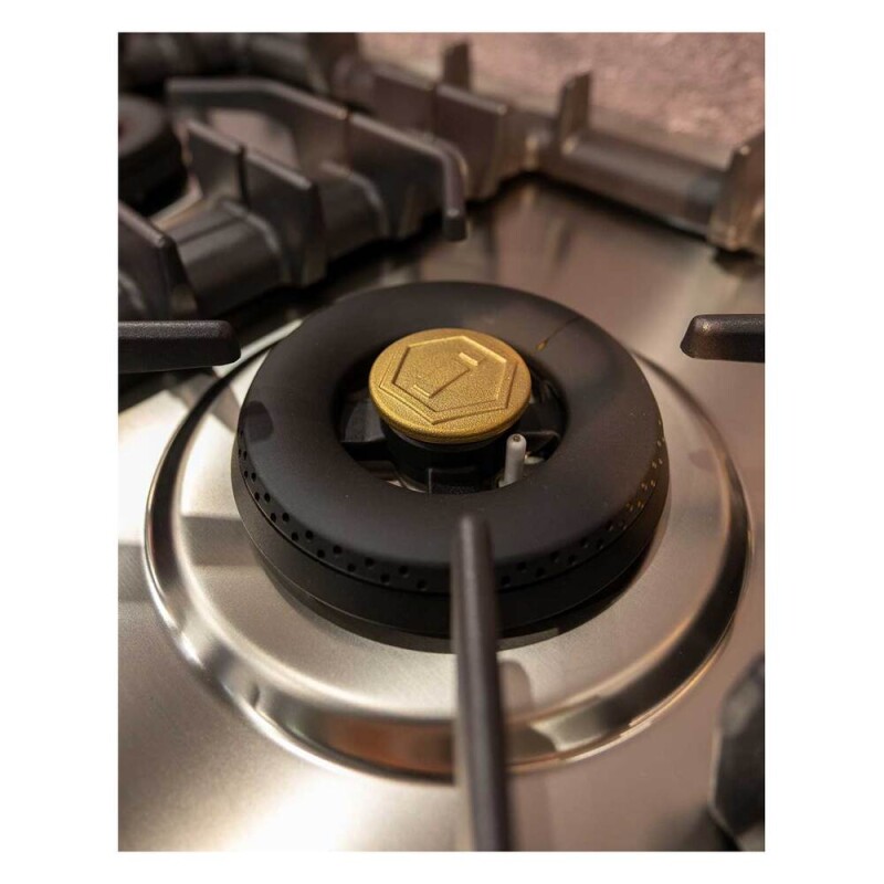 Professional Plus II 48 inch Built-In Gas Cooktop with Total Black Burners, in UHCPT125SS