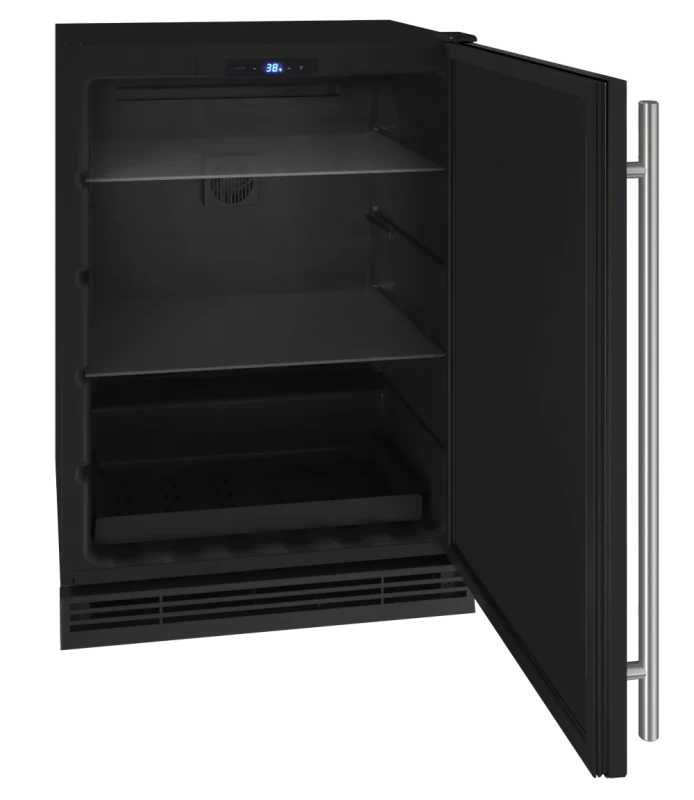 24" Refrigerator in Black Solid UHRE124BS01A