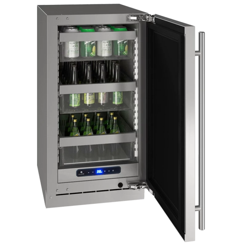 18" Refrigerator in Stainless Solid UHRE518SS01A