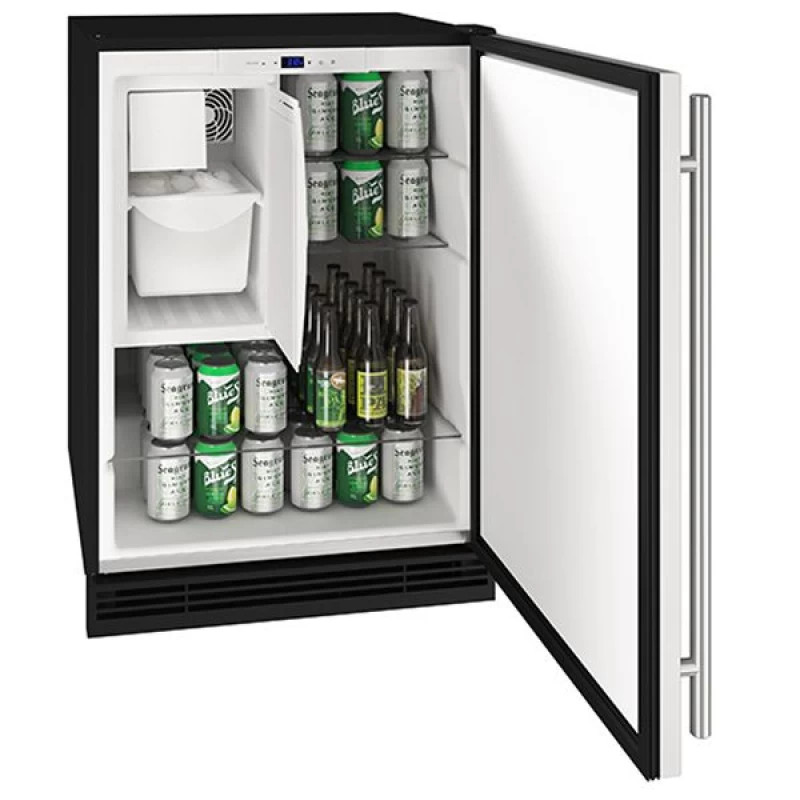24" Refrigerator/Ice Maker in White Solid UHRI124WS01A