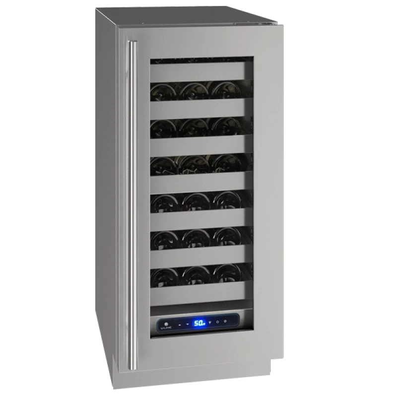 15" Wine Refrigerator in Stainless Frame UHWC515SG51A