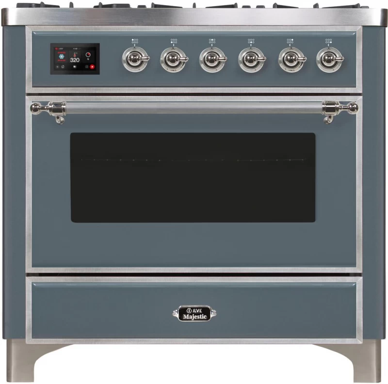 Majestic II Series 36" Dual Fuel Natural Gas Freestanding Range UM096DNS3BUC
