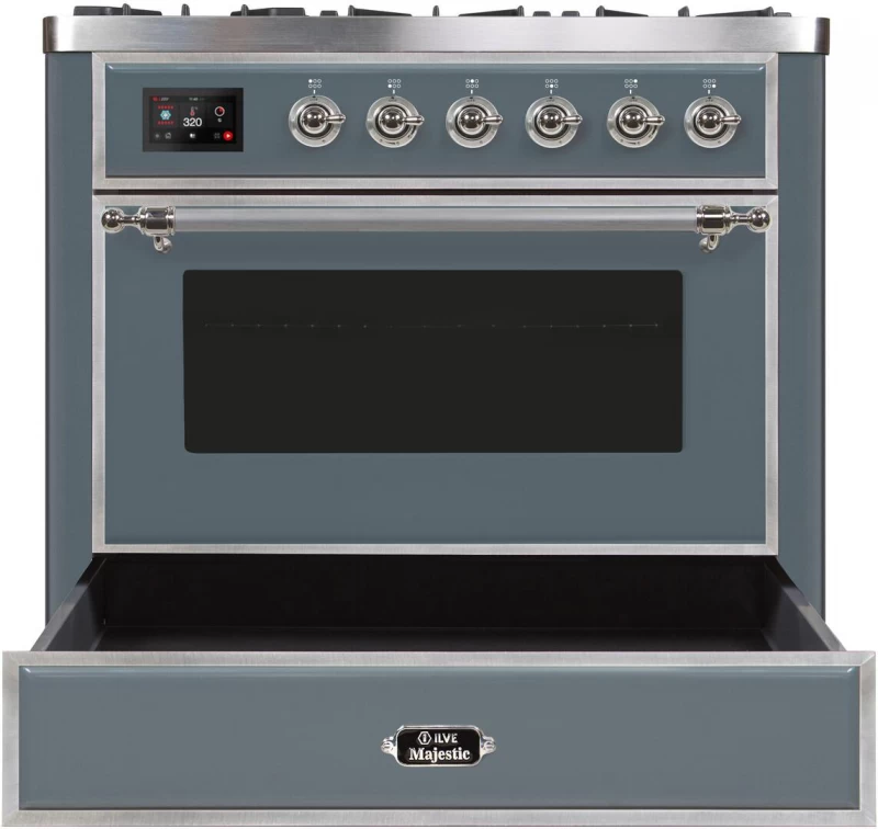 Majestic II Series 36" Dual Fuel Natural Gas Freestanding Range UM096DNS3BGC